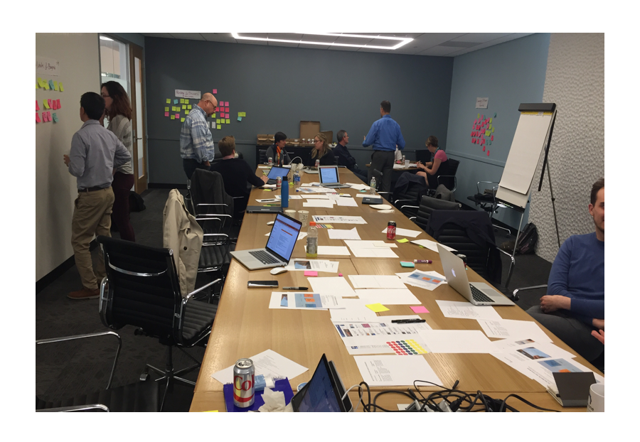 Ideation workshop group