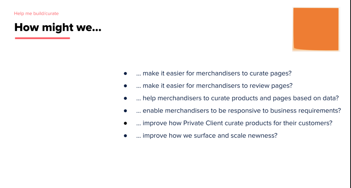 Idation How might we...