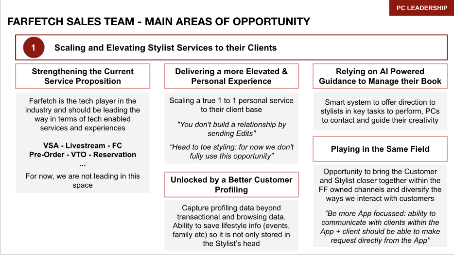 Stylist tooling opportunities